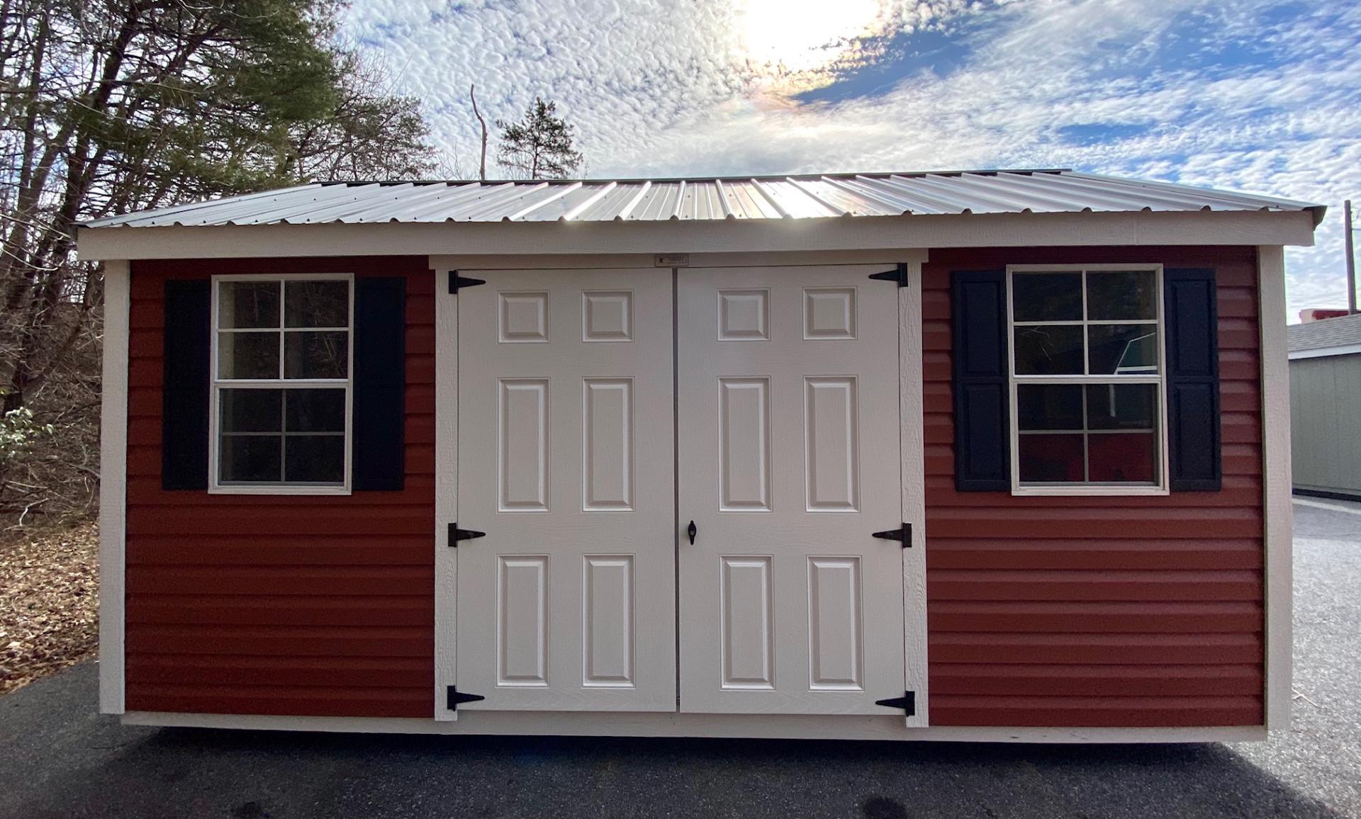 MORGANTON: 10x16 Utility Shed, Vinyl