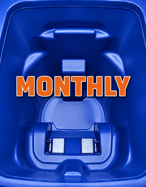 Monthly Trash Can Cleaning