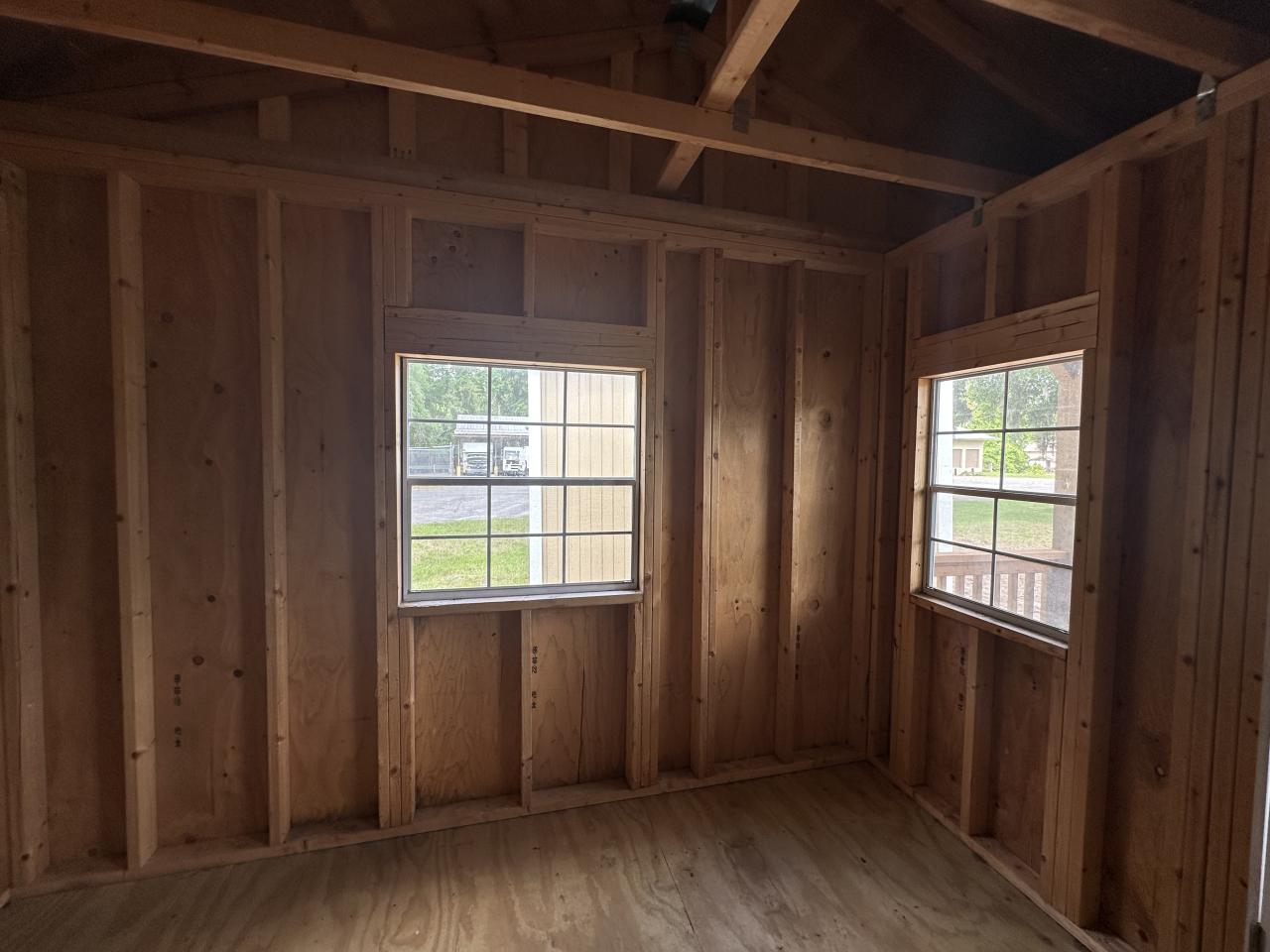 PRE-OWNED Graceland 16x40 Corner Porch Cabin