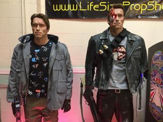 Life Size Terminator Arnold Schwarzenegger Disco Scene