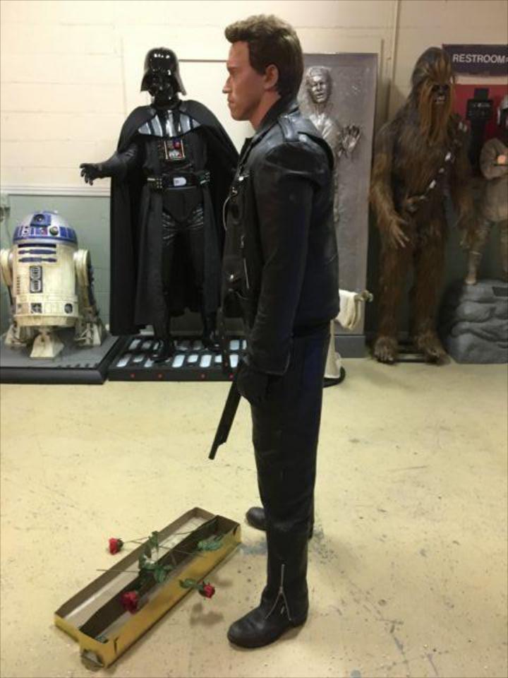 Life Size Terminator Arnold Schwarzenegger
