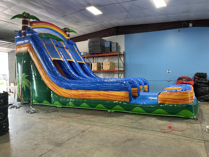 18' Double Splash Slide (Wet/Dry)