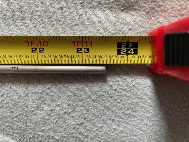 Lycoming O 320-D2J 8 Quart Oil Dip Stick and Tube Assembly. As Removed.