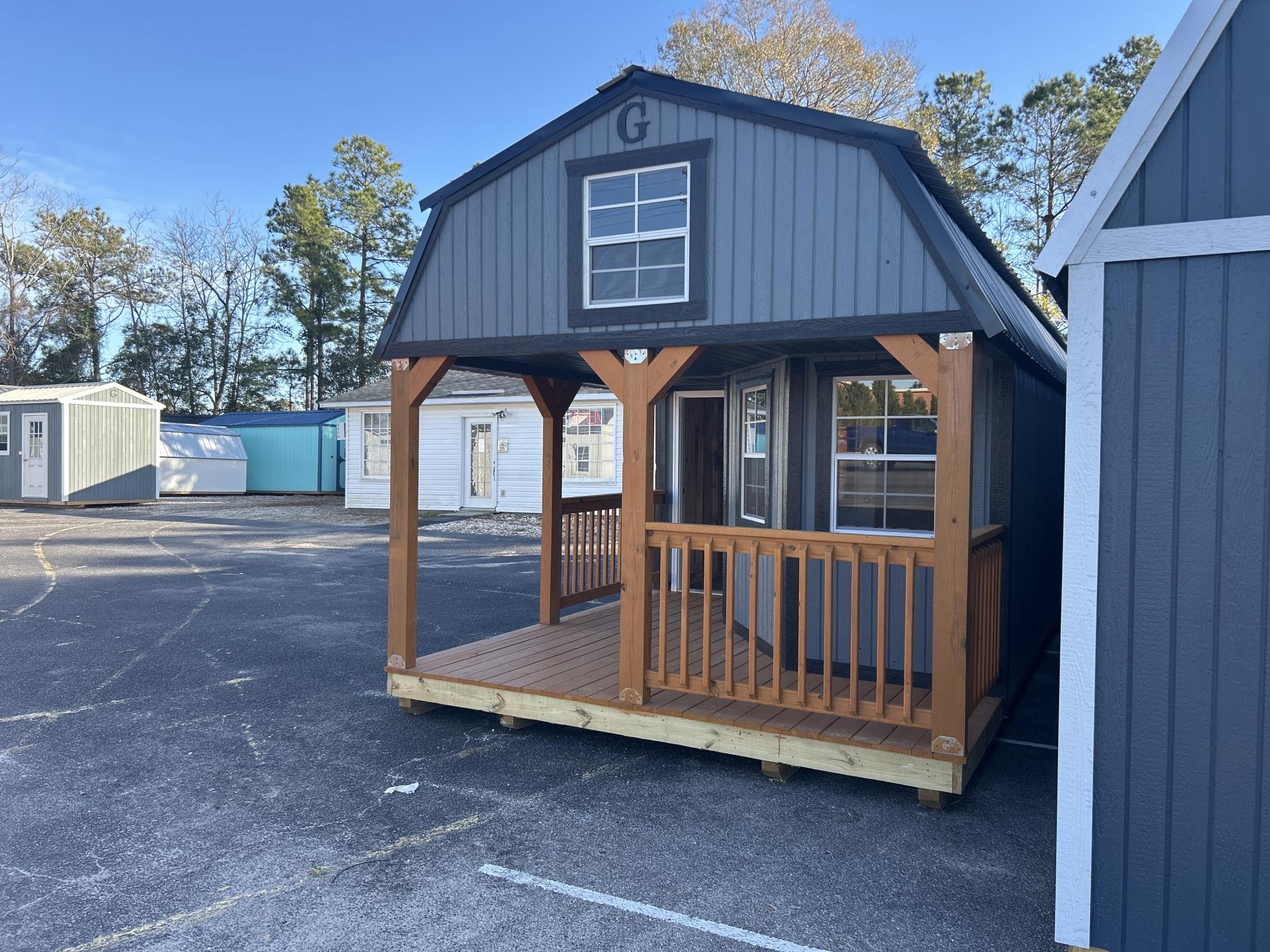 12x32 WRAPAROUND LOFTED BARN CABIN