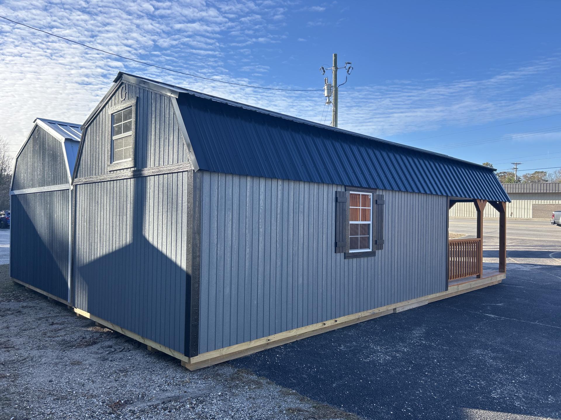 12x32 WRAPAROUND LOFTED BARN CABIN