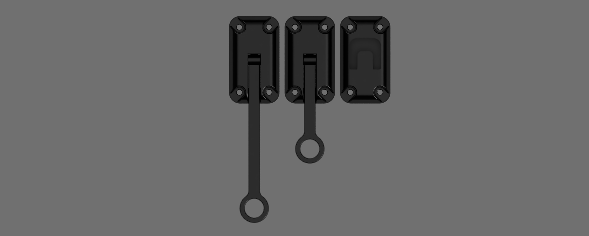 Ring Latch 5" Black