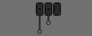 Ring Latch 5" Black