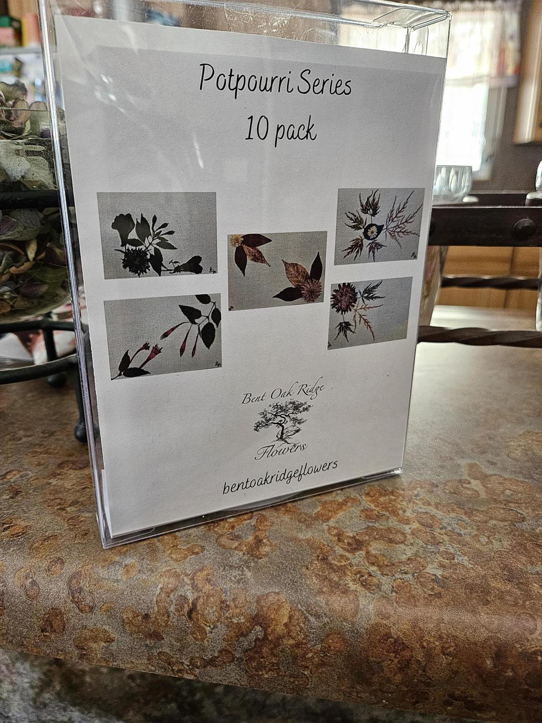Potpourri Series Cards 10 pack print cards