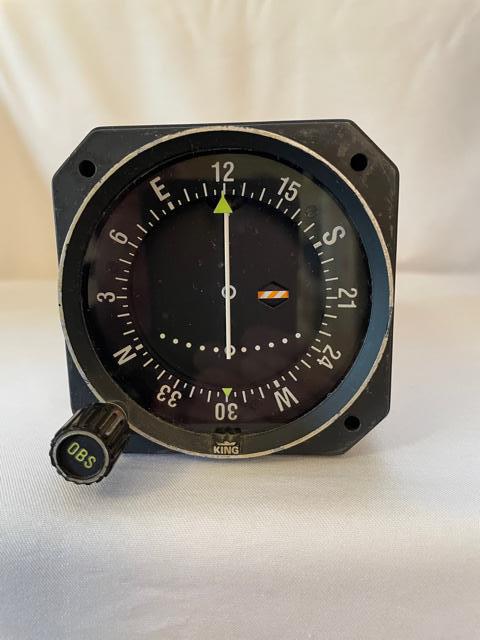 Bendix-King KI 208 VOR/LOC Indicator. 14 Volt. Used.