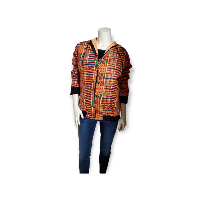 Unisex African Print Bomber Jacket
