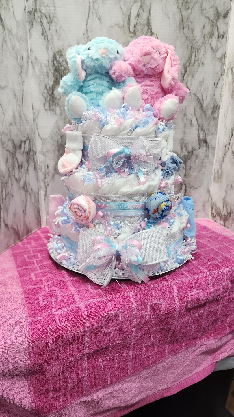 3 layer Diaper Cake