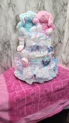 3 layer Diaper Cake