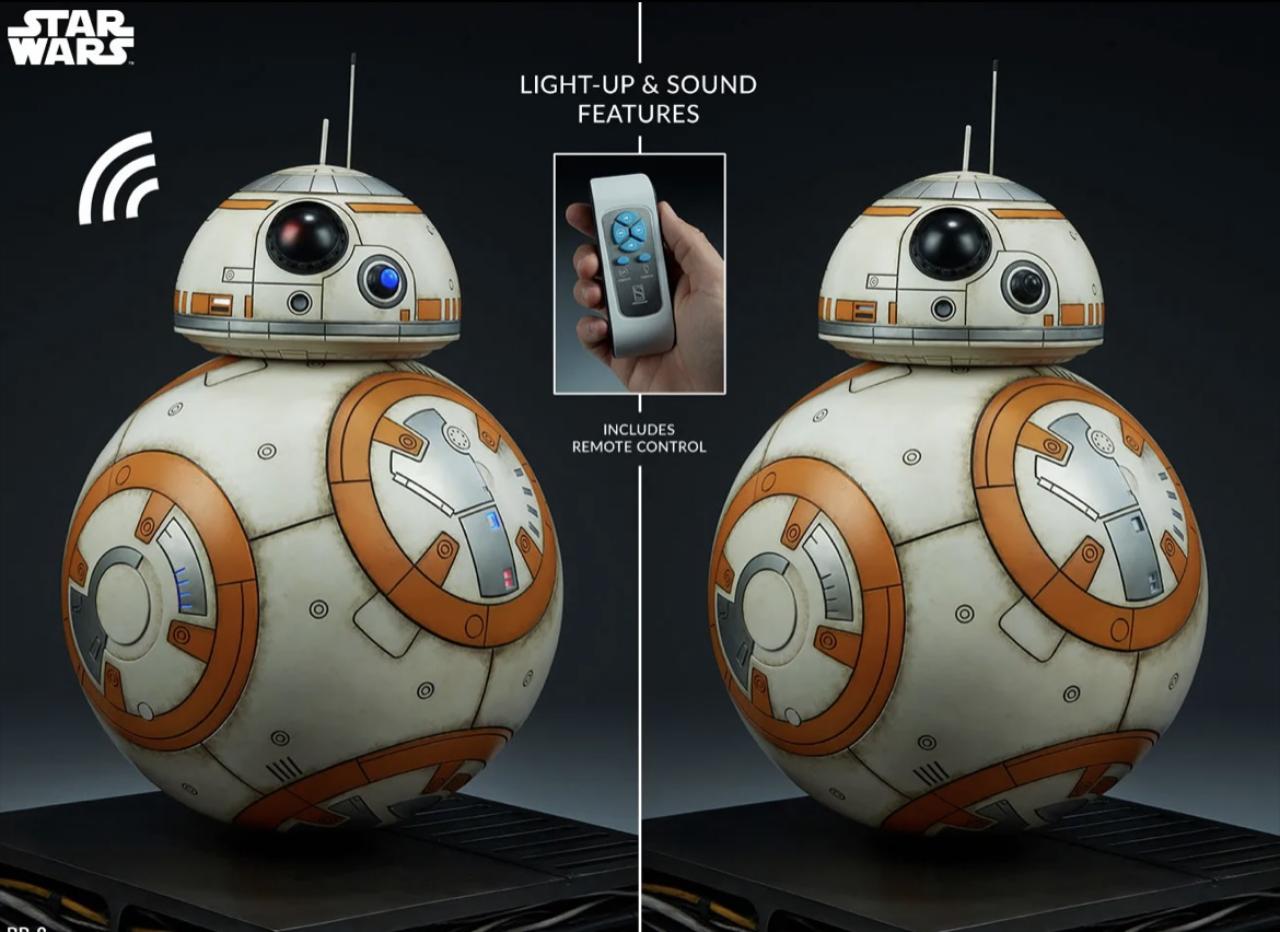 Star Wars Sideshow The Force Awakens BB-8 with Lights and Sound