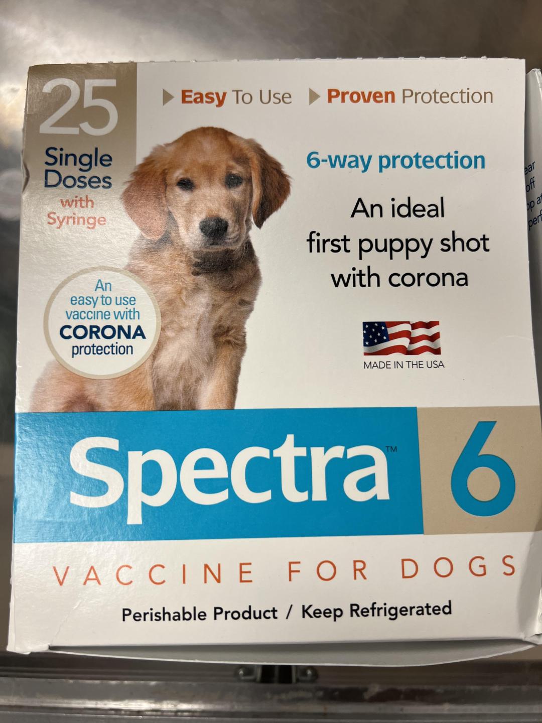 Spectra 6 way protection puppy vaccine