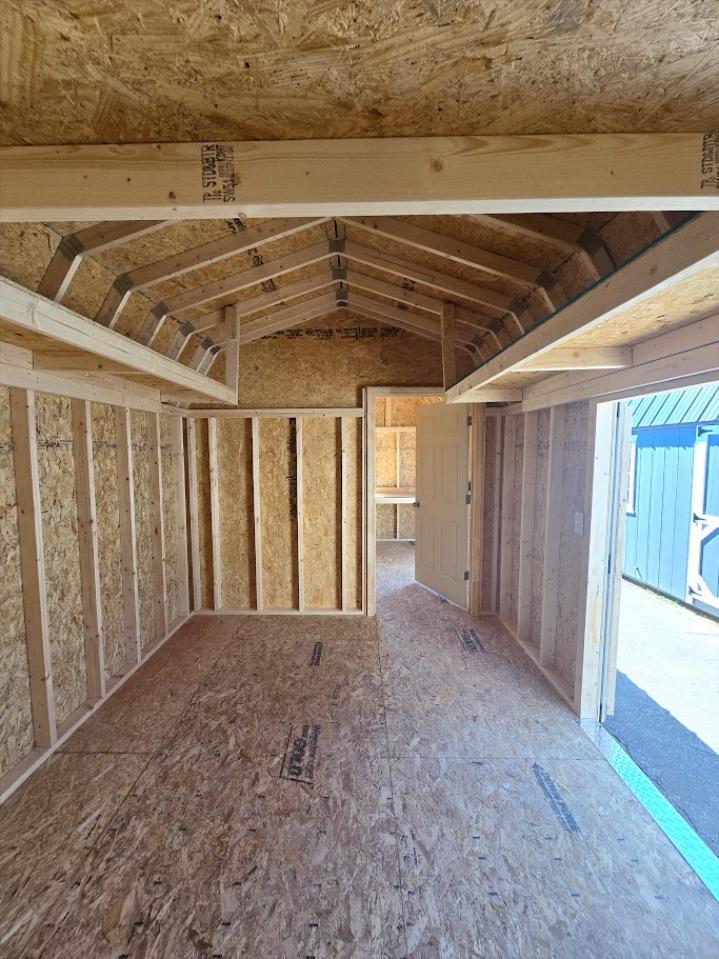 $1,013 off! -10x24 BARN W/DIVIDER WALL/100 AMP ELECT./WORKBENCH & MORE - $9,118 OR $360DOWN & $360/MO - FREE DELIVERY & BLOCKS