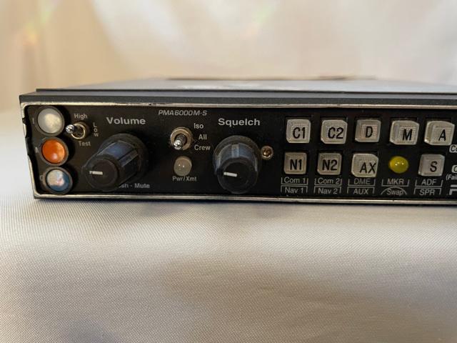 PS Engineering PMA 6000M-S Audio Panel. Used.