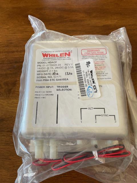Whelen HDACF Strobe Power Supply Unit. New Old Stock.