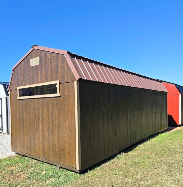 10% OFF - SAVE $1,043 on this 10x24 BARN W/DIVIDER WALL/100 AMP ELECT./WORKBENCH & MORE - $9,396 OR $371 DOWN & $371/MO - EVERYONE APPROVED - FREE DELIVERY & BLOCKS up to 50 Miles