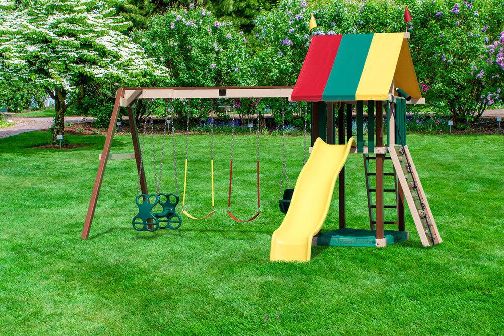 Poly Jolly Retreat 15 x 18 - Easy way to encourage Sunshine and Outdoor Fun! Rent to Own Available!