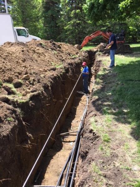 Horizontal&nbsp;Geothermal Loop Installation