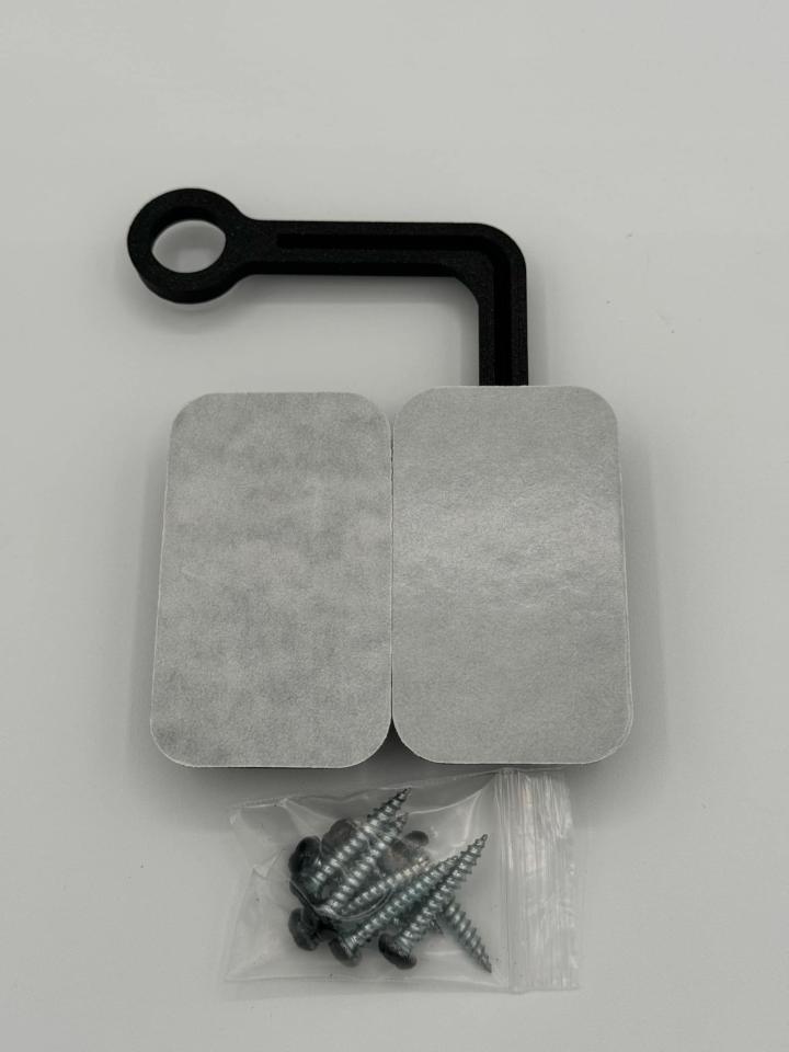 Ring Latch 90 Degree Black