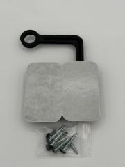 Ring Latch 90 Degree Black