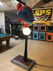 Amazing Spiderman on Lightpole