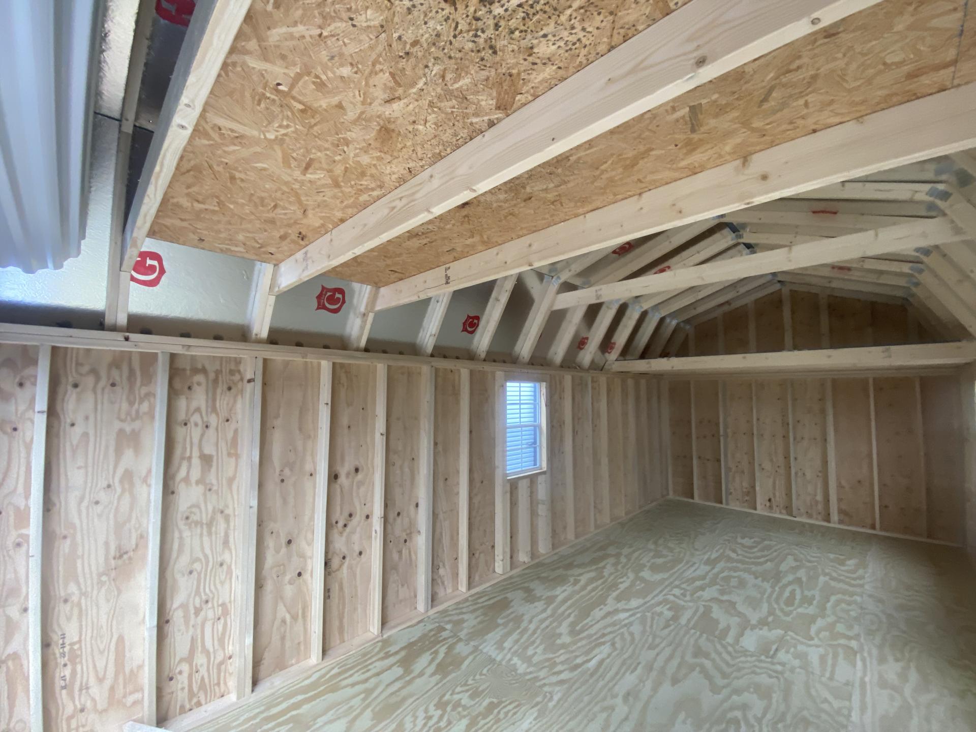 12x24 Lofted Barn Garage