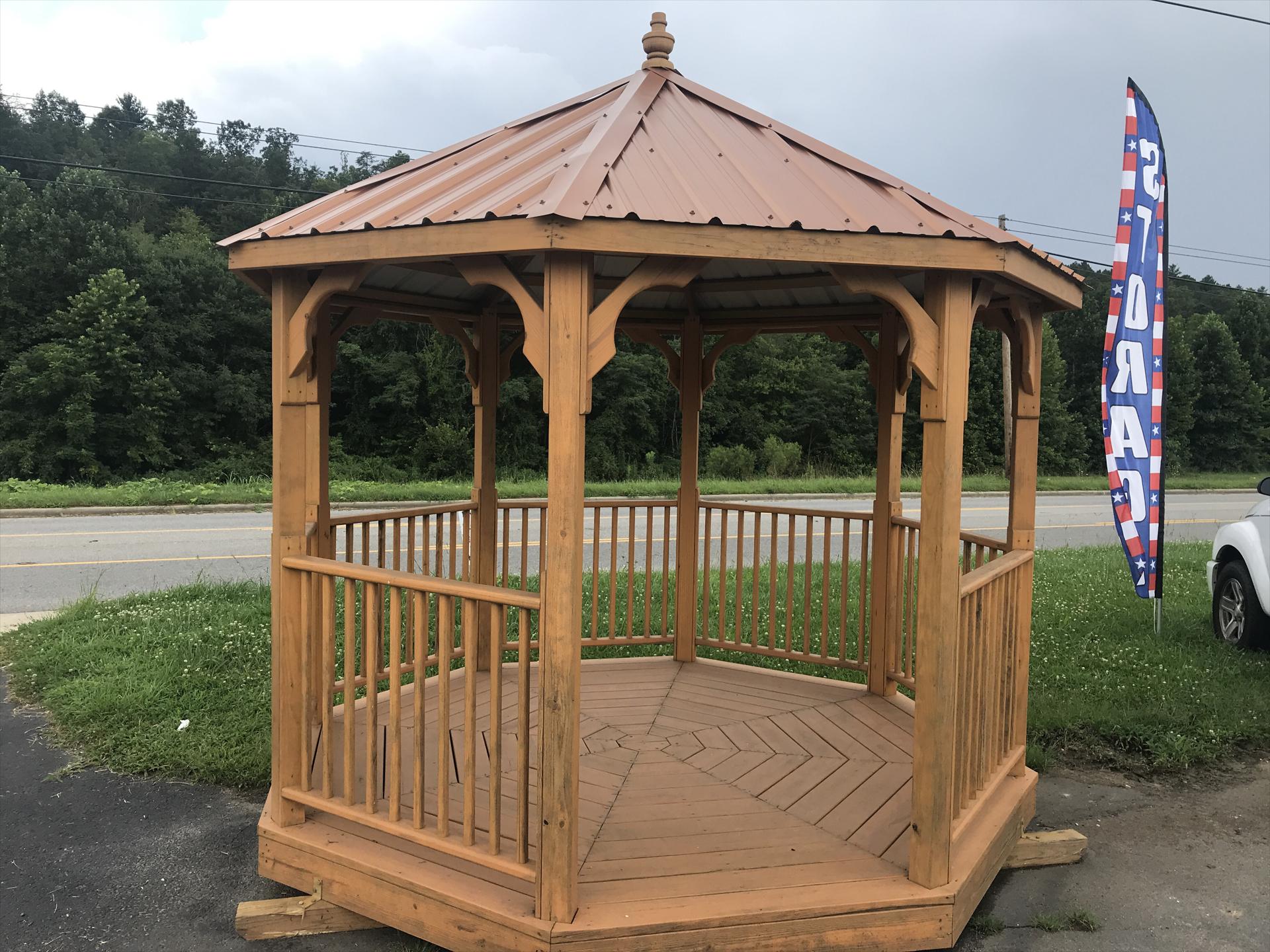 10x10 Gazebo treated