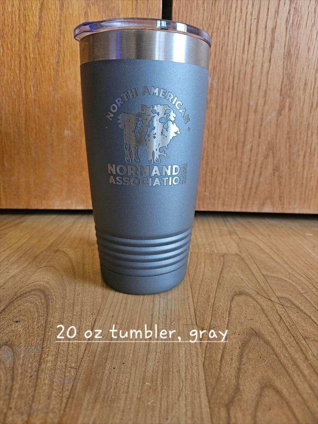 20oz Grey Tumbler