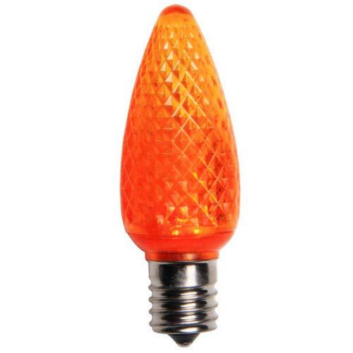 Lone Star Christmas Lighting Supplies: C9 LED Faceted Christmas Light Bulbs, E17 Base (25 pack)