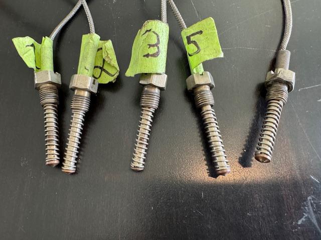 JPI EDM 700 Set OF 5 CHT Bayonet Style Probes. Used.