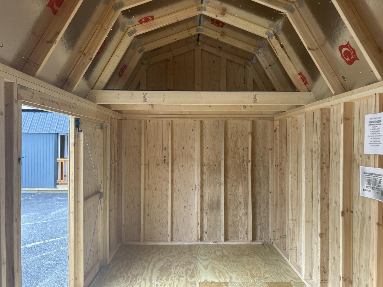 08x16 SIDE LOFTED BARN