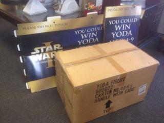 Life Size Star Wars Yoda with SUPER RARE Stand