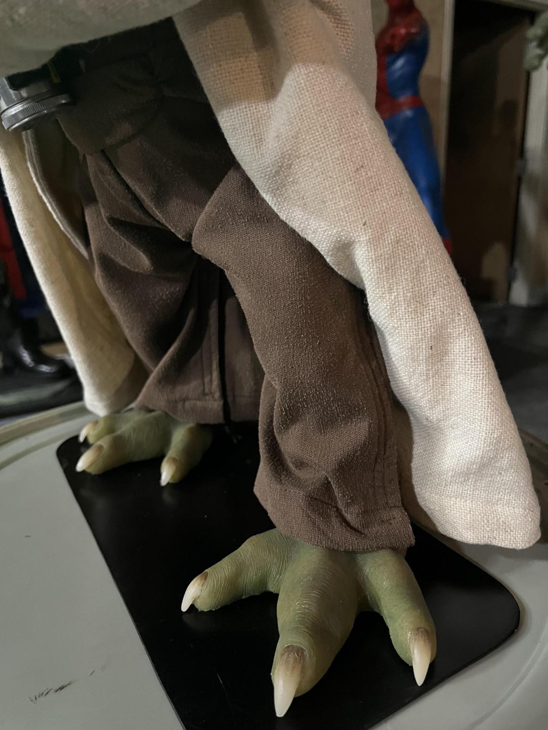 Life Size Yoda with Lightsaber