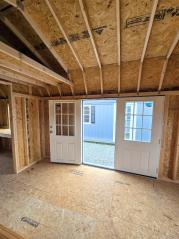 $1,018 OFF-10x24 BARN W/DIVIDER WALL, HOUSE DOORS, WORKBENCH & MORE $9,162 OR $362 DOWN & $362/MO - EVERYONE APPROVED!