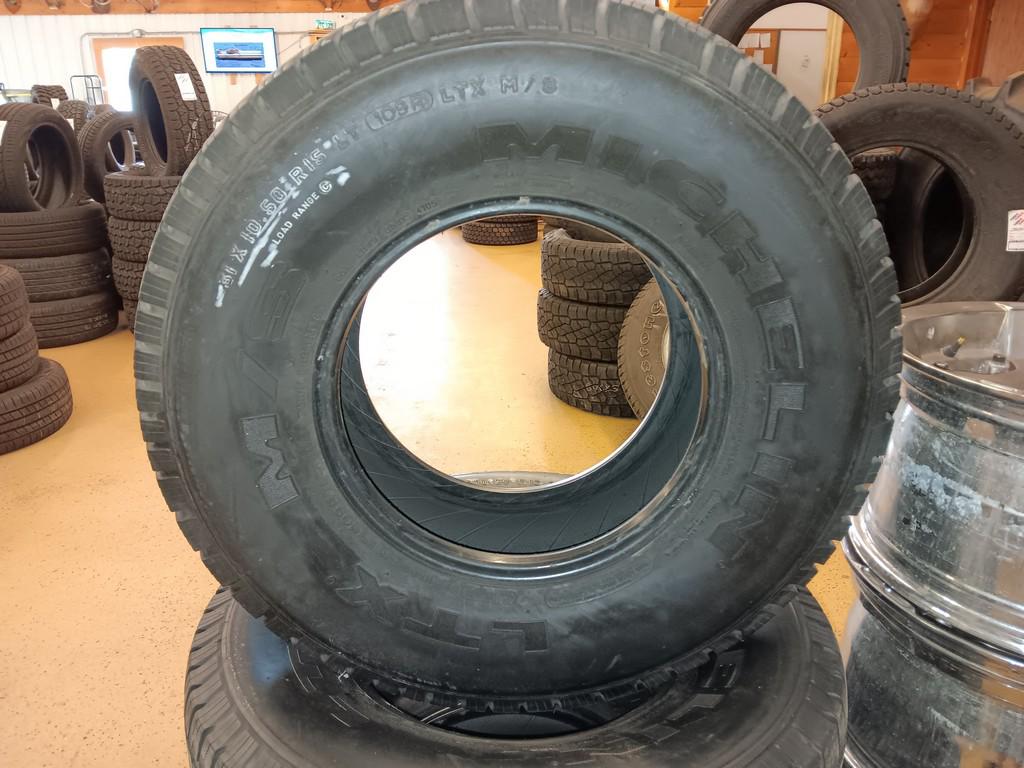 31X10.50R15LT Michelin LTX M/S Tires Set of 4