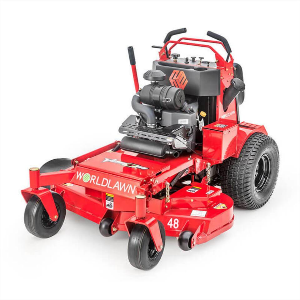 Worldlawn venom 32" stand on mower