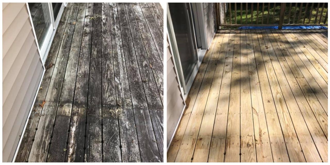 Patio & Deck Washing