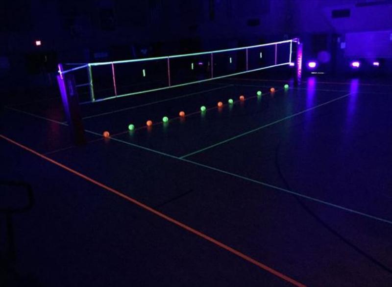 Black Light Dodgeball / Volleyball