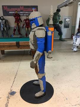 Life Size LEGO Star Wars Jango Fett
