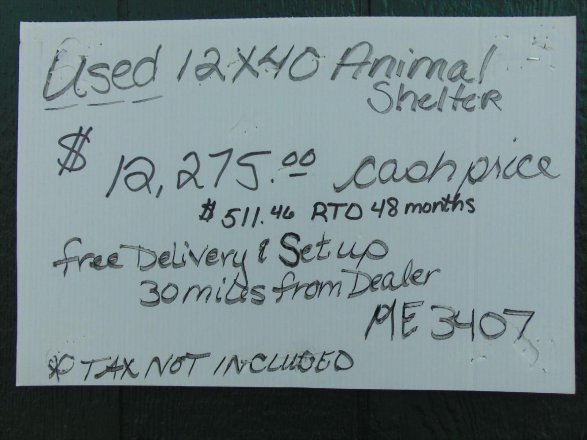 Used Animal Shelter
