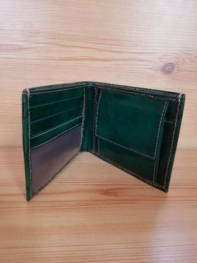Genuine Leather Bifold Wallet.