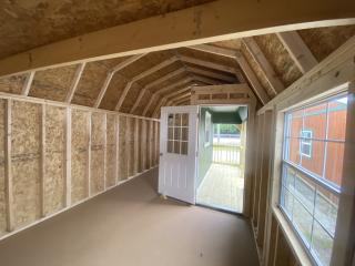 12x24 Corner Porch Lofted Barn Cabin
