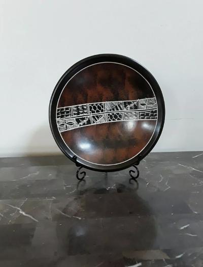 Handcarved Decorative Soapstone Plate/Bowl