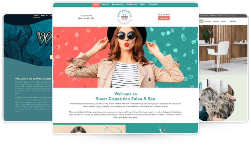 Salon and Spa Websites Websites