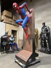 Life Size Marvel Amazing Spiderman 2 with Background Wall