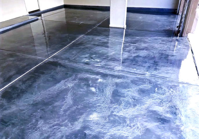METALLIC EPOXY COATING INSTALLATION