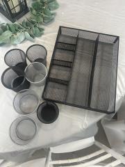 Misc office supply containers