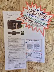 $1,043 off! -10x24 BARN W/DIVIDER WALL/100 AMP ELECT./WORKBENCH & MORE - $9,396 OR $371DOWN & $371/MO - EVERYONE APPROVED - FREE DELIVERY & BLOCKS up to 50 Miles